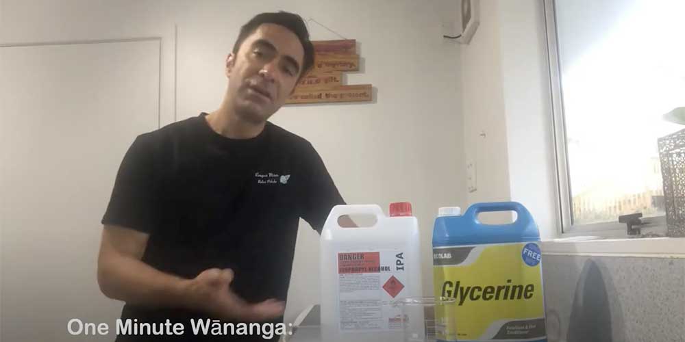 how to make hand sanitizer at home